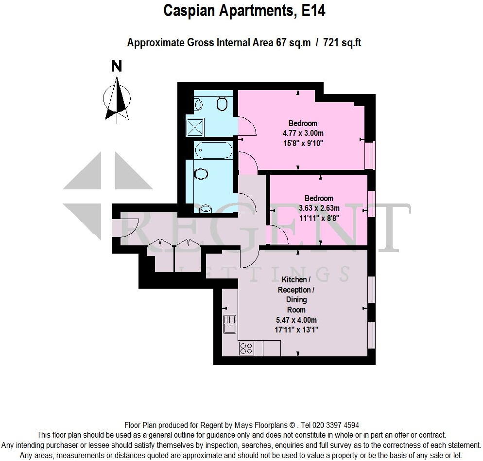 Caspian Apartments, London, E14 floorplan