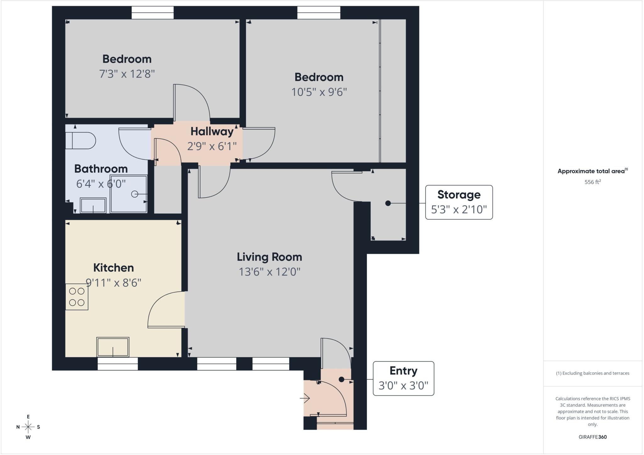 St. Peters Close, Carlisle, CA3 floorplan