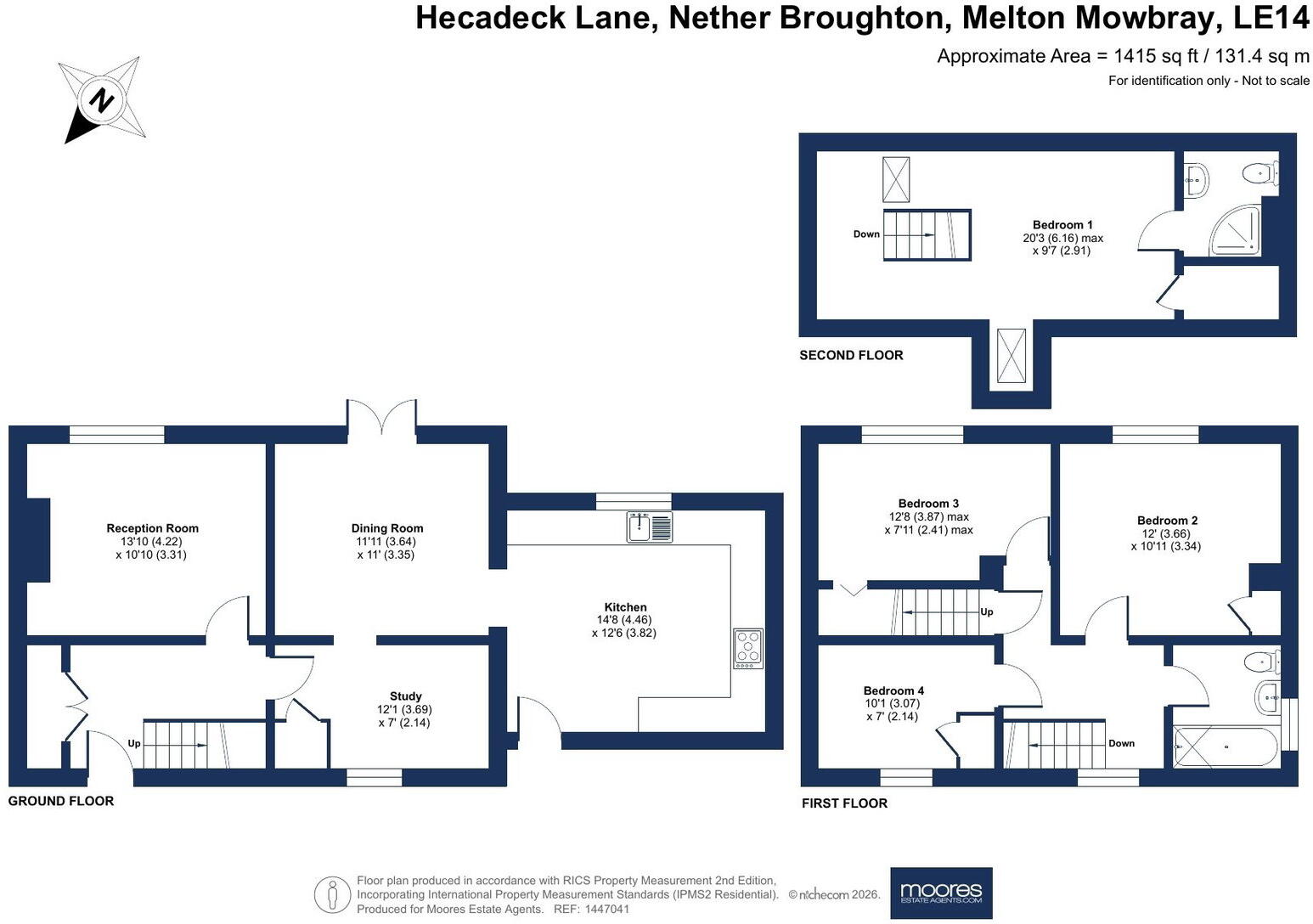 Hecadeck Lane, Nether Broughton floorplan