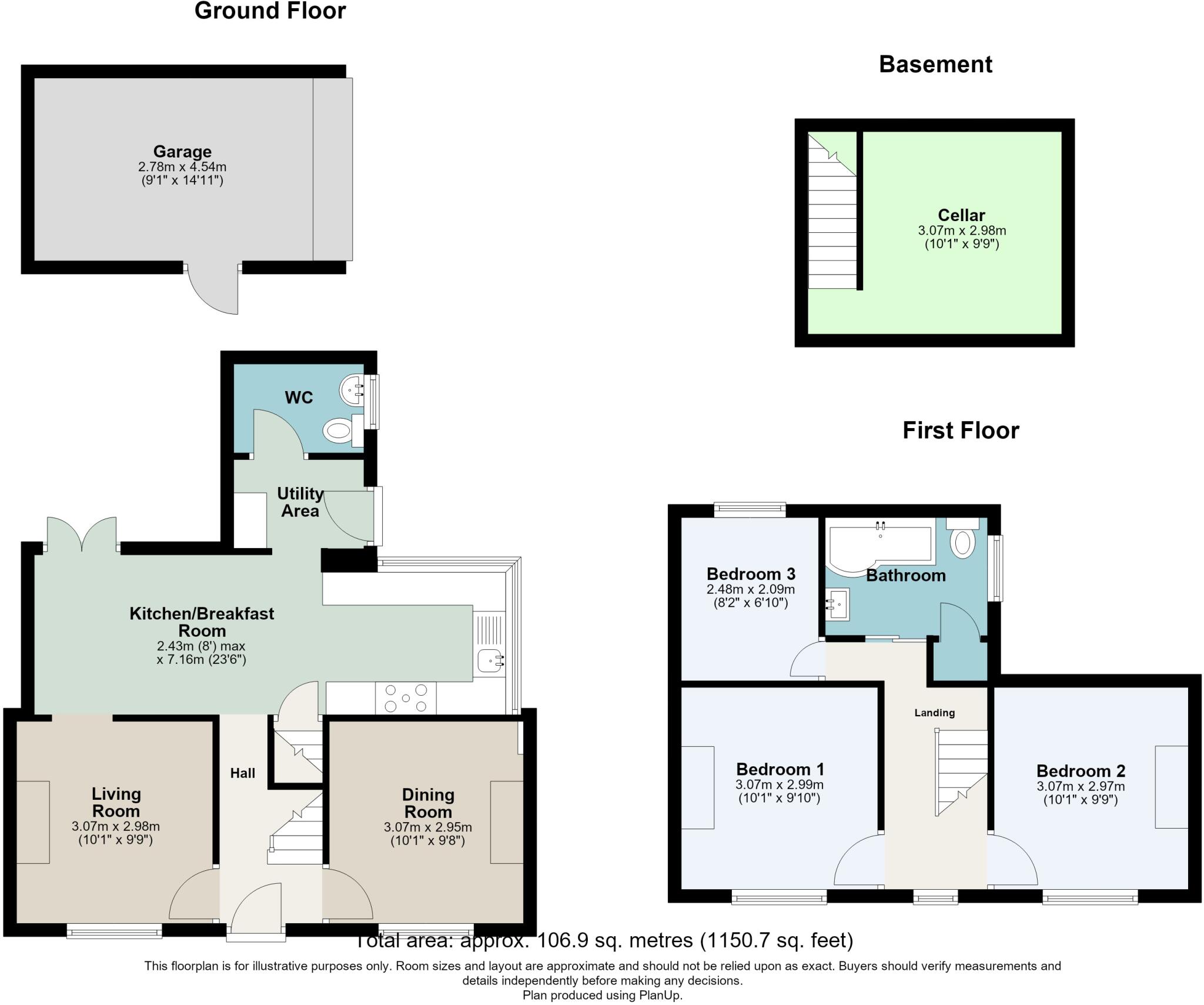 WEST HILL, ASPLEY GUISE floorplan