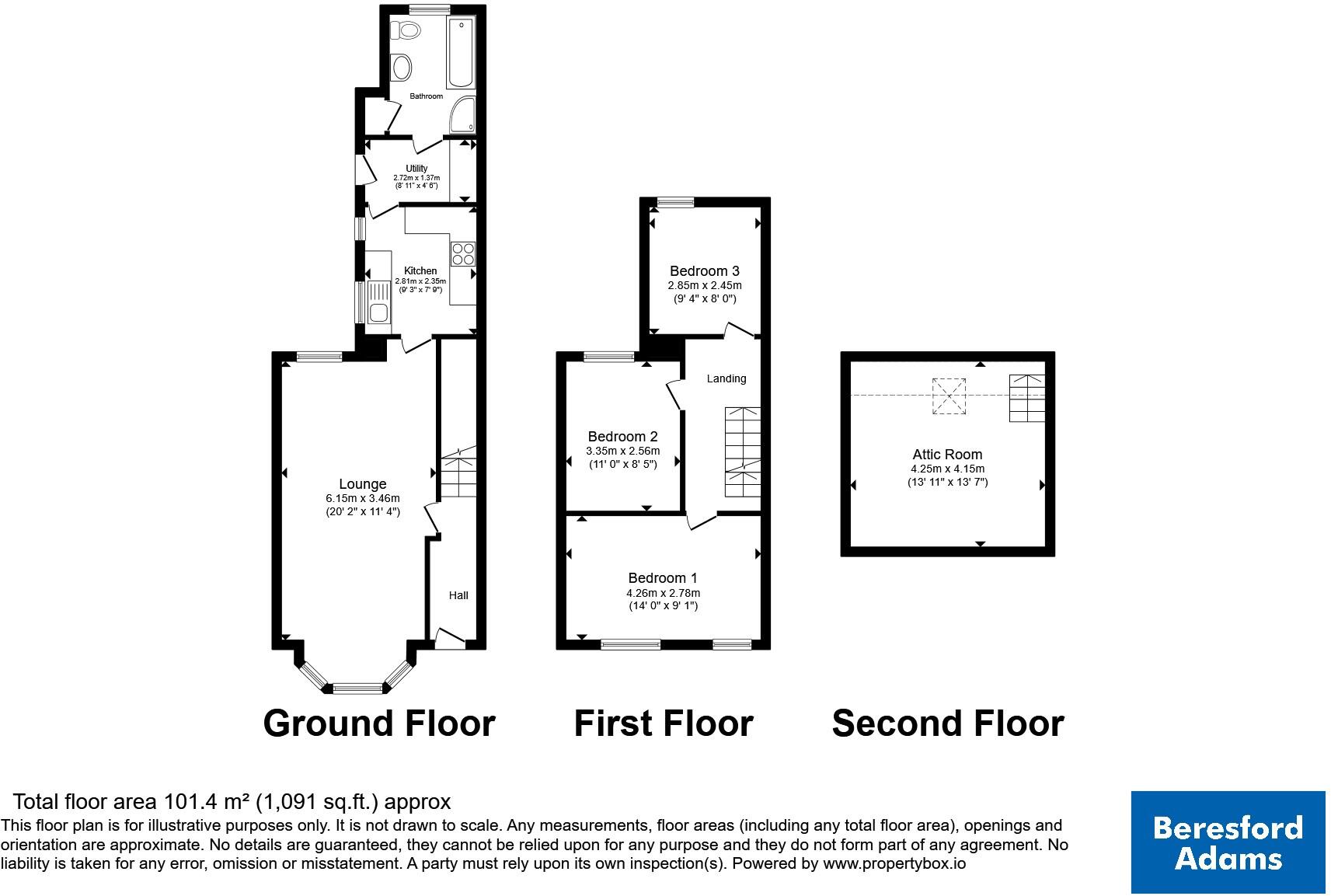 Ucheldre Avenue, Holyhead, Isle of Anglesey, LL65 floorplan