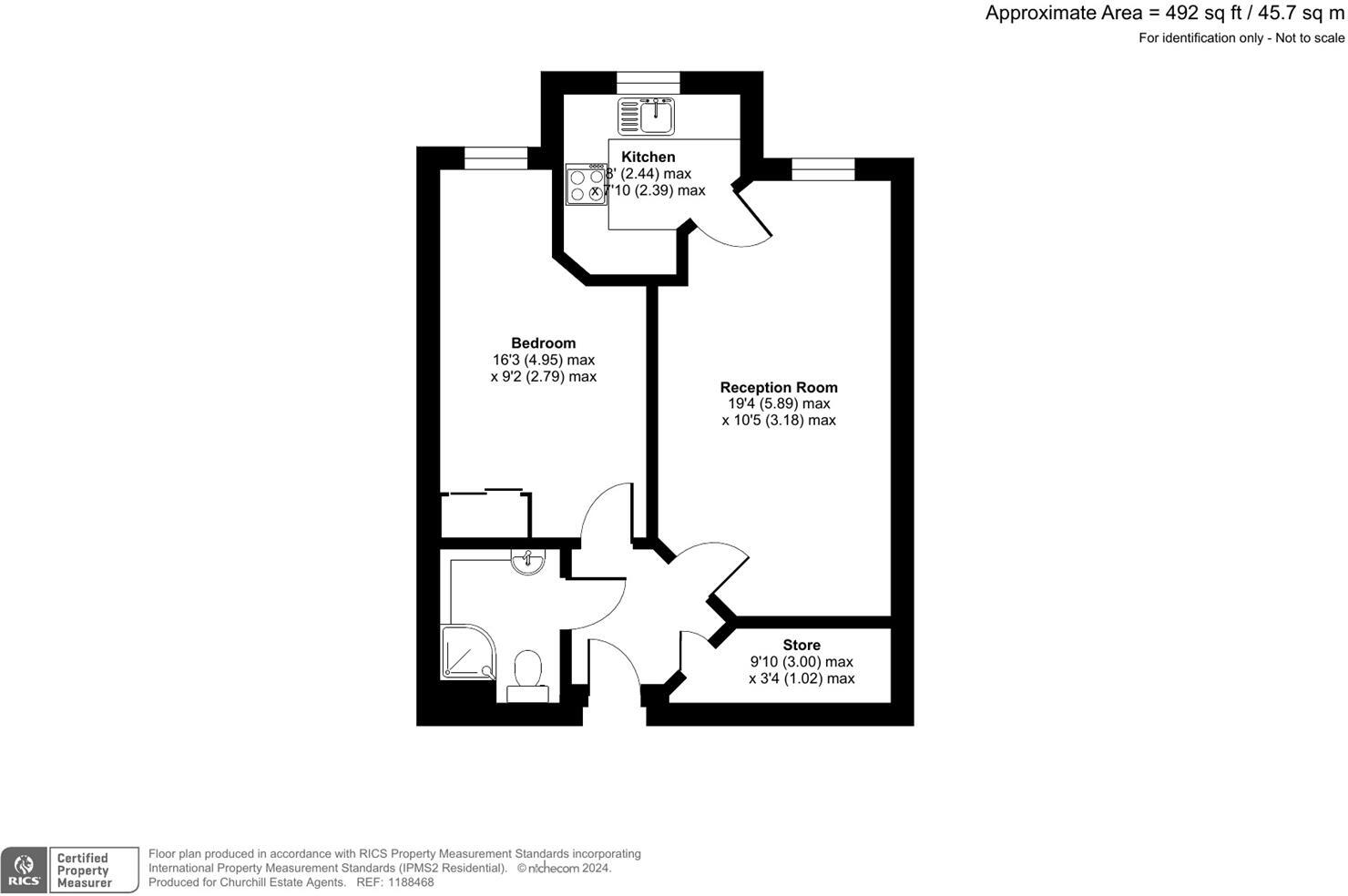 Stokes Lodge, Camberley floorplan