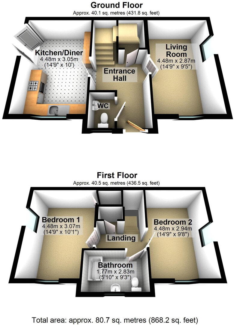 Willacy Close, Shavington floorplan