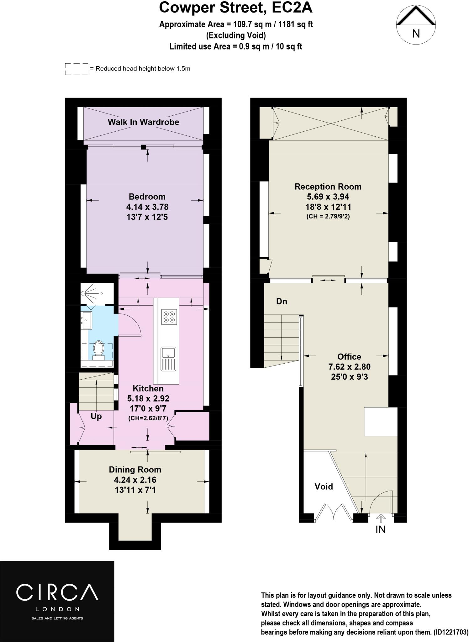 Cowper Street, EC2A  floorplan
