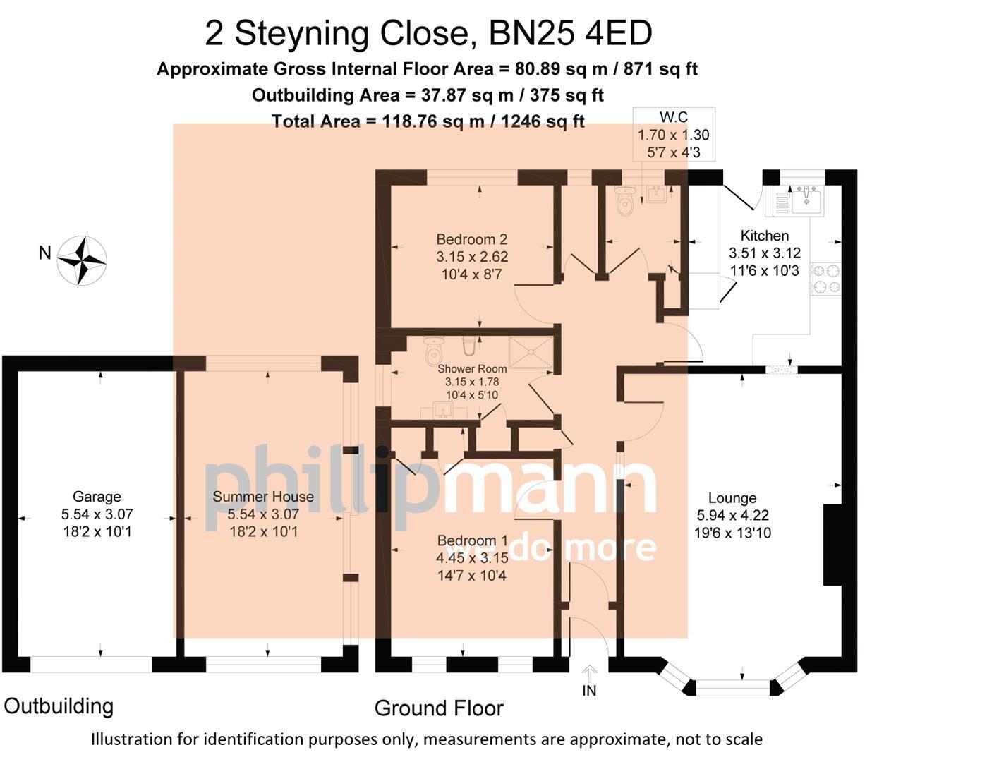 Steyning Close, Seaford floorplan