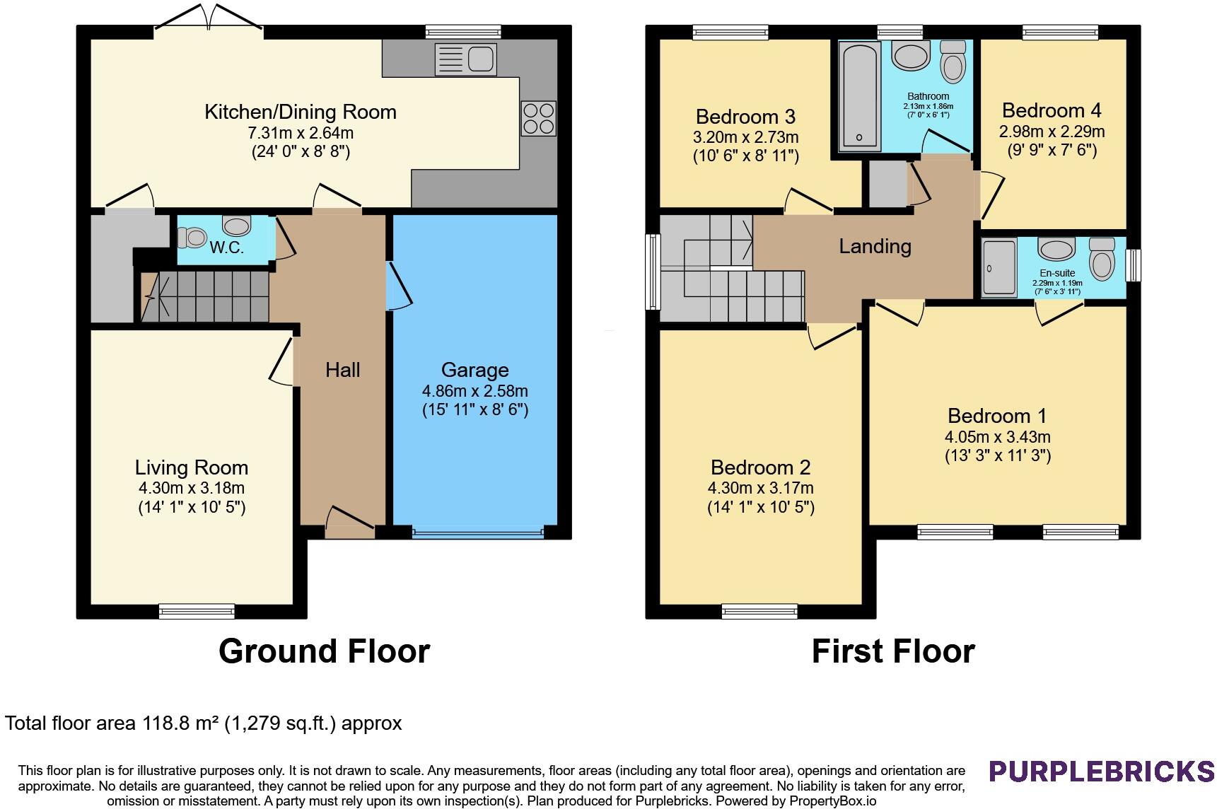 Featherstone Road, Boulton Moor, DE24 floorplan