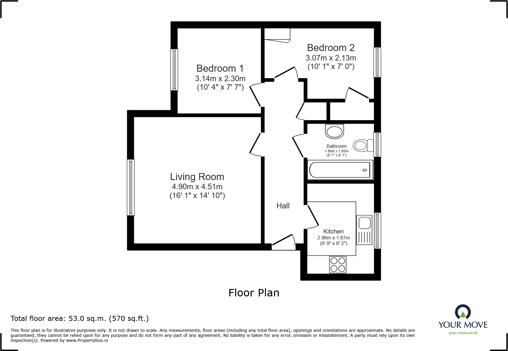 Brick Kiln Way, Bedworth, Warwickshire, CV12 floorplan