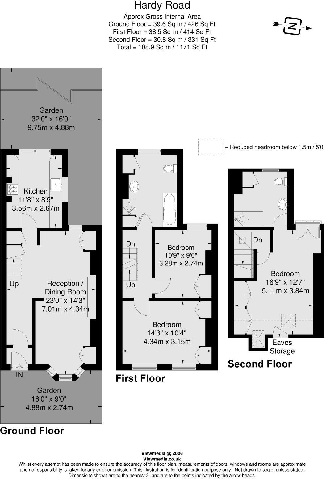 Hardy Road, Wimbledon, London, SW19 floorplan