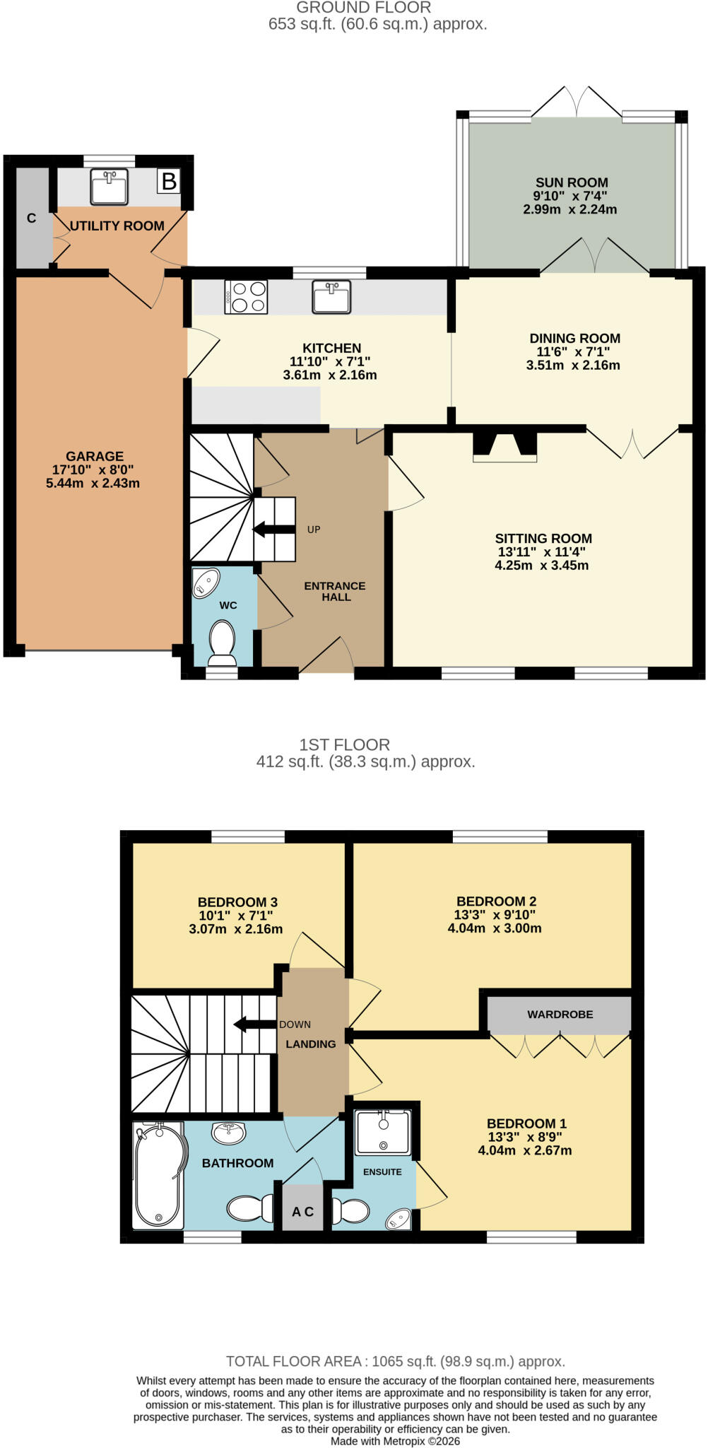 Hele Lane, South Petherton, TA13 floorplan