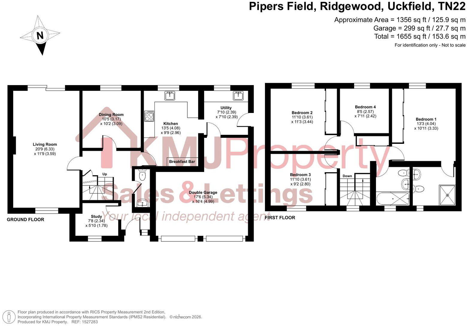 Pipers Field, Ridgewood, Uckfield floorplan