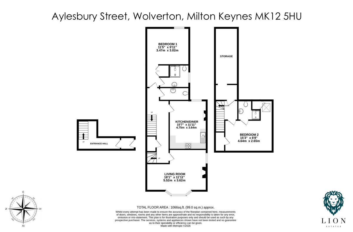 Aylesbury Street, Wolverton, Milton Keynes, MK12 floorplan