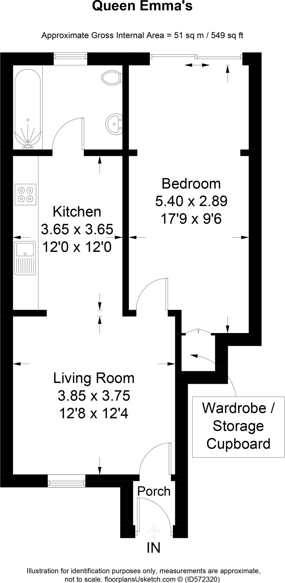 Queen Emmas Dyke, Witney, Oxfordshire floorplan