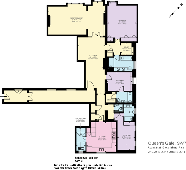 Queen's Gate, London, SW7 floorplan