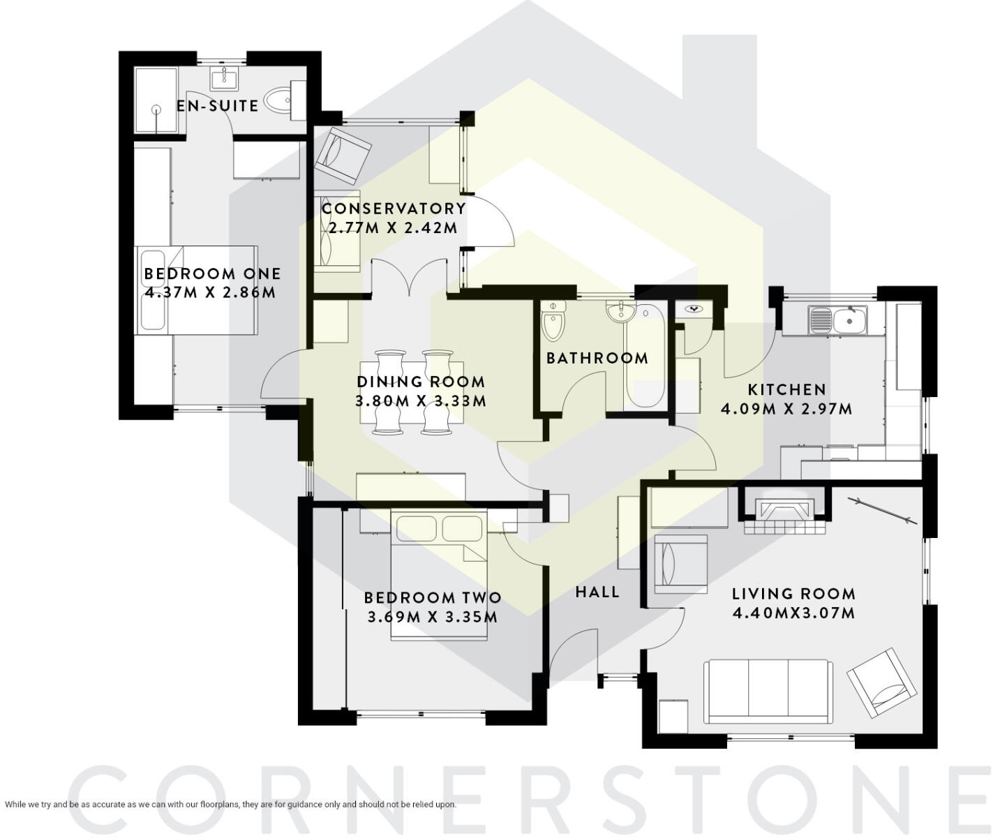 Farm View, Rose Hill, Grundisburgh, IP13 6TQ floorplan