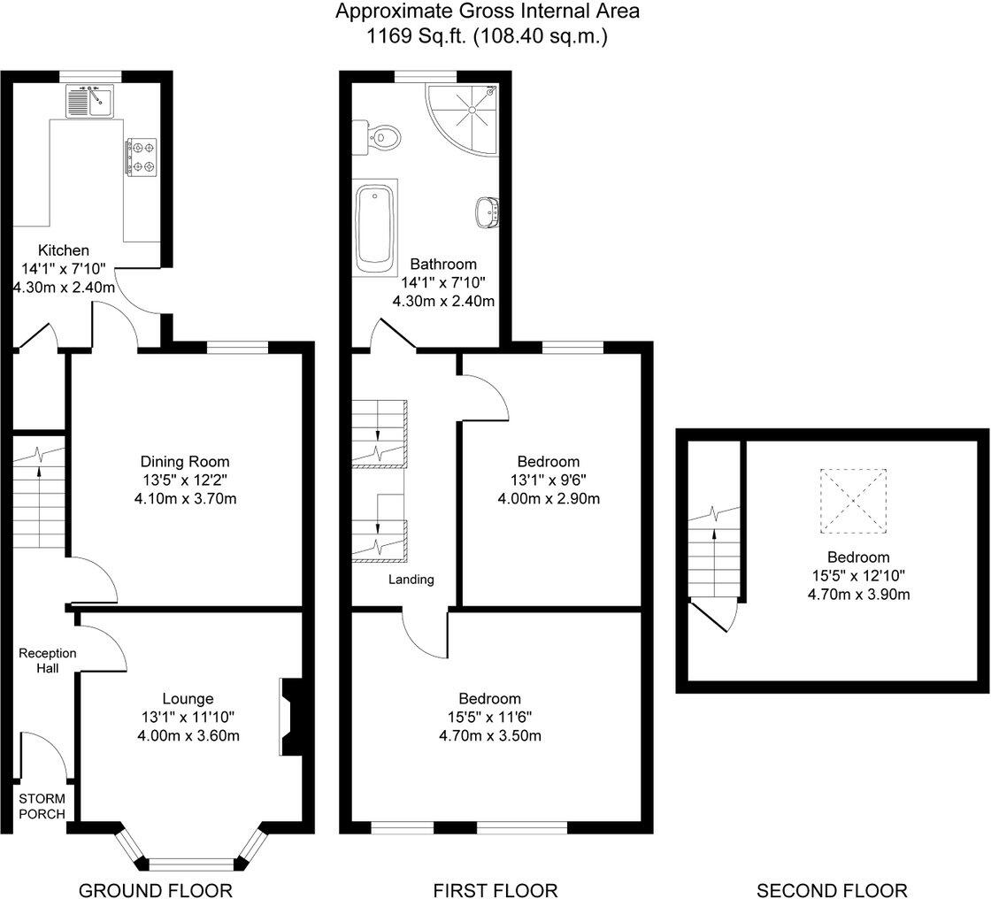 Wordsworth Road, West Bridgford, NG2 floorplan