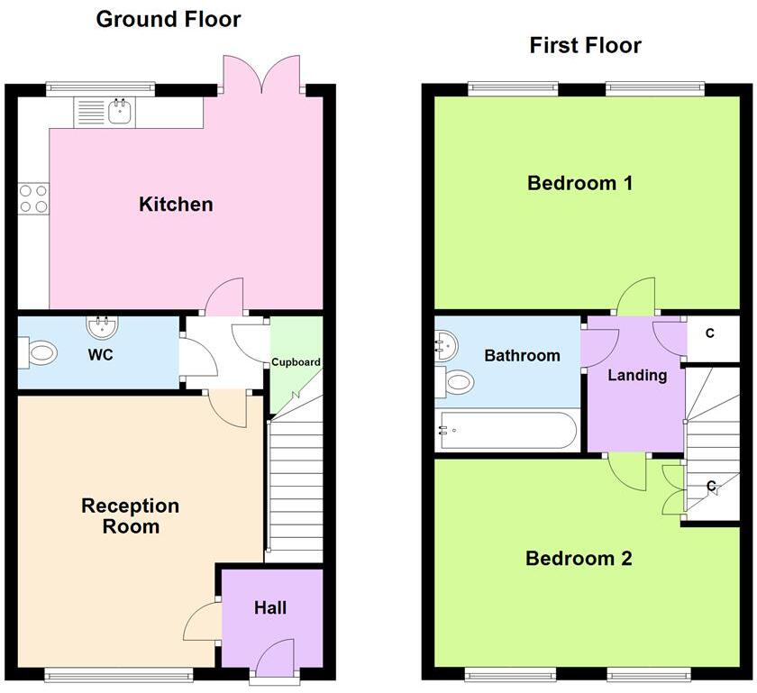  Corbett Boulevard, Castle Vale, Birmingham B35 7DZ floorplan