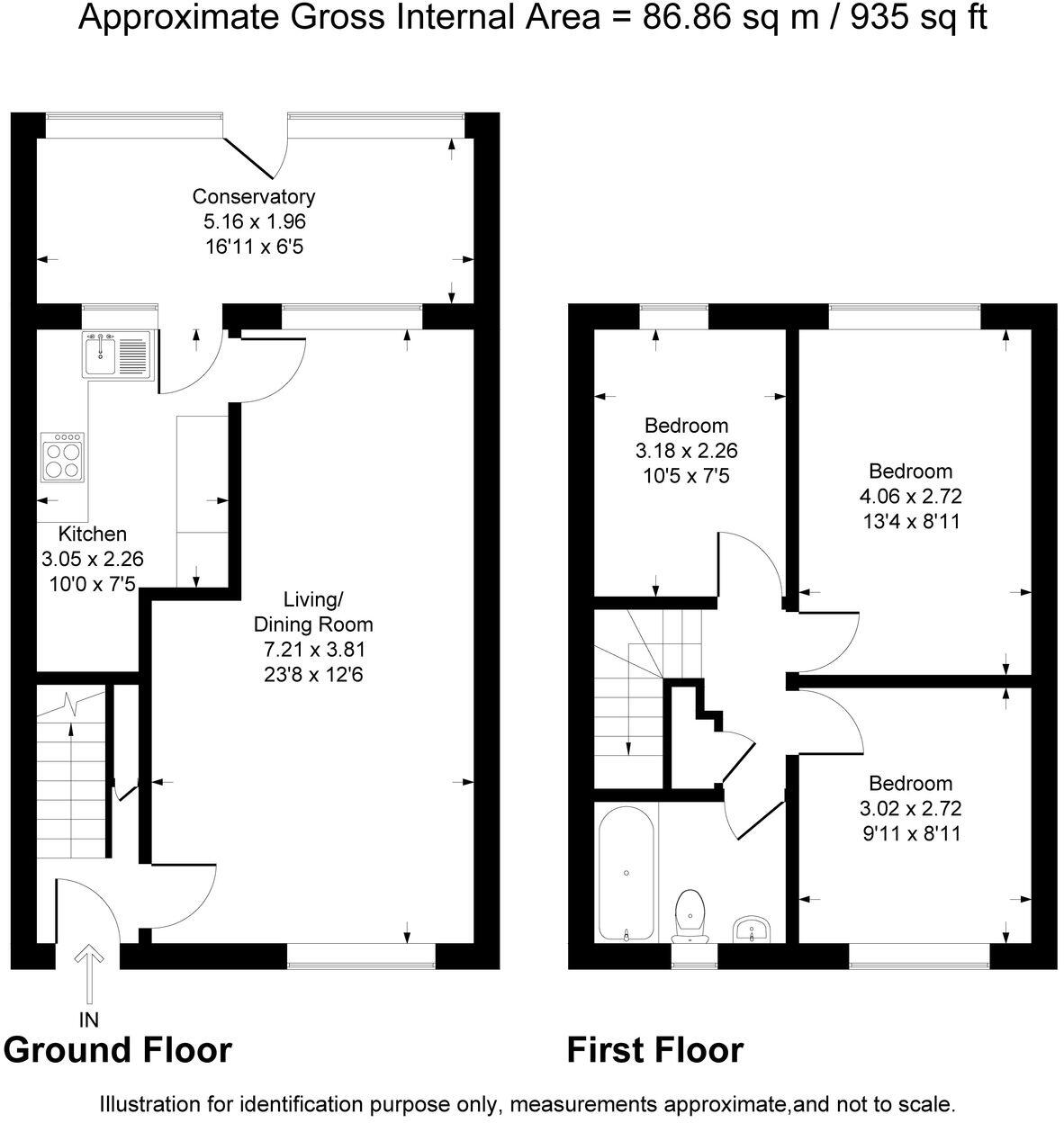 Hill Crescent, Finstock, OX7 floorplan