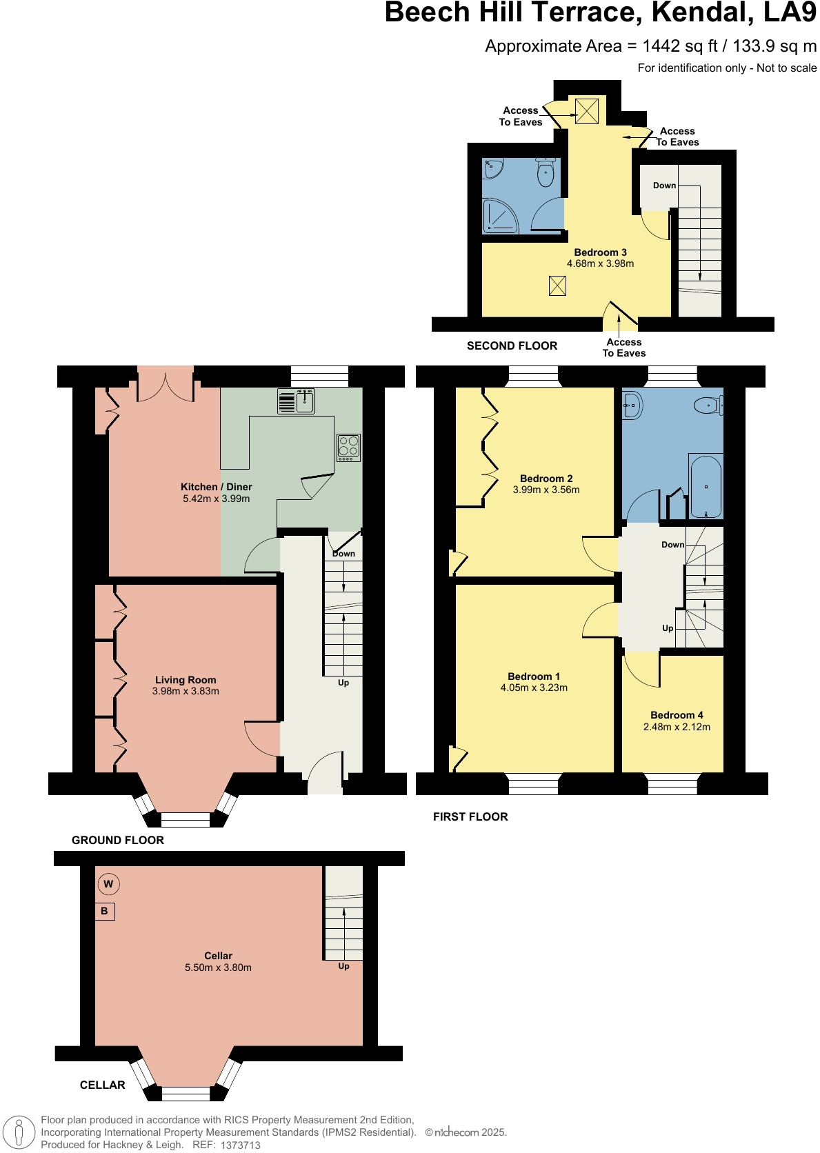 6 Beech Hill Terrace, Kendal, Cumbria, LA9 4PP floorplan