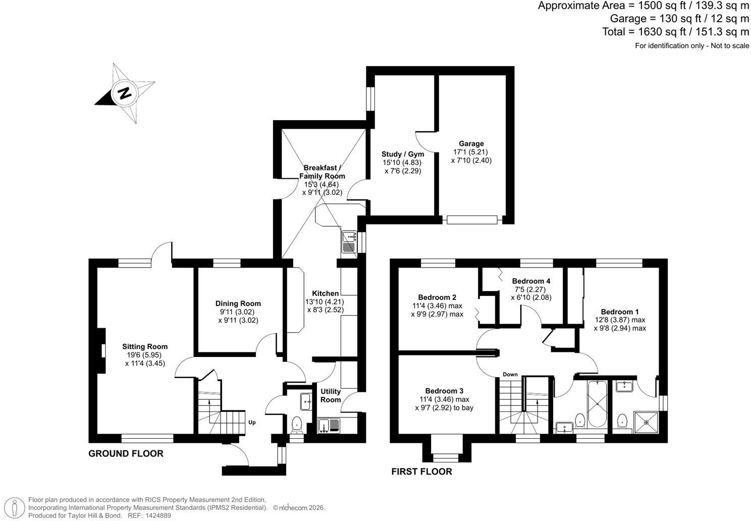 Balliol Close, Titchfield Common floorplan