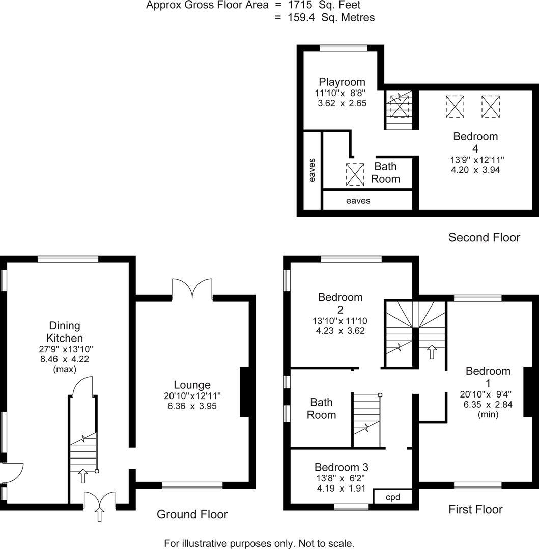 Well Head Lane, Halifax floorplan