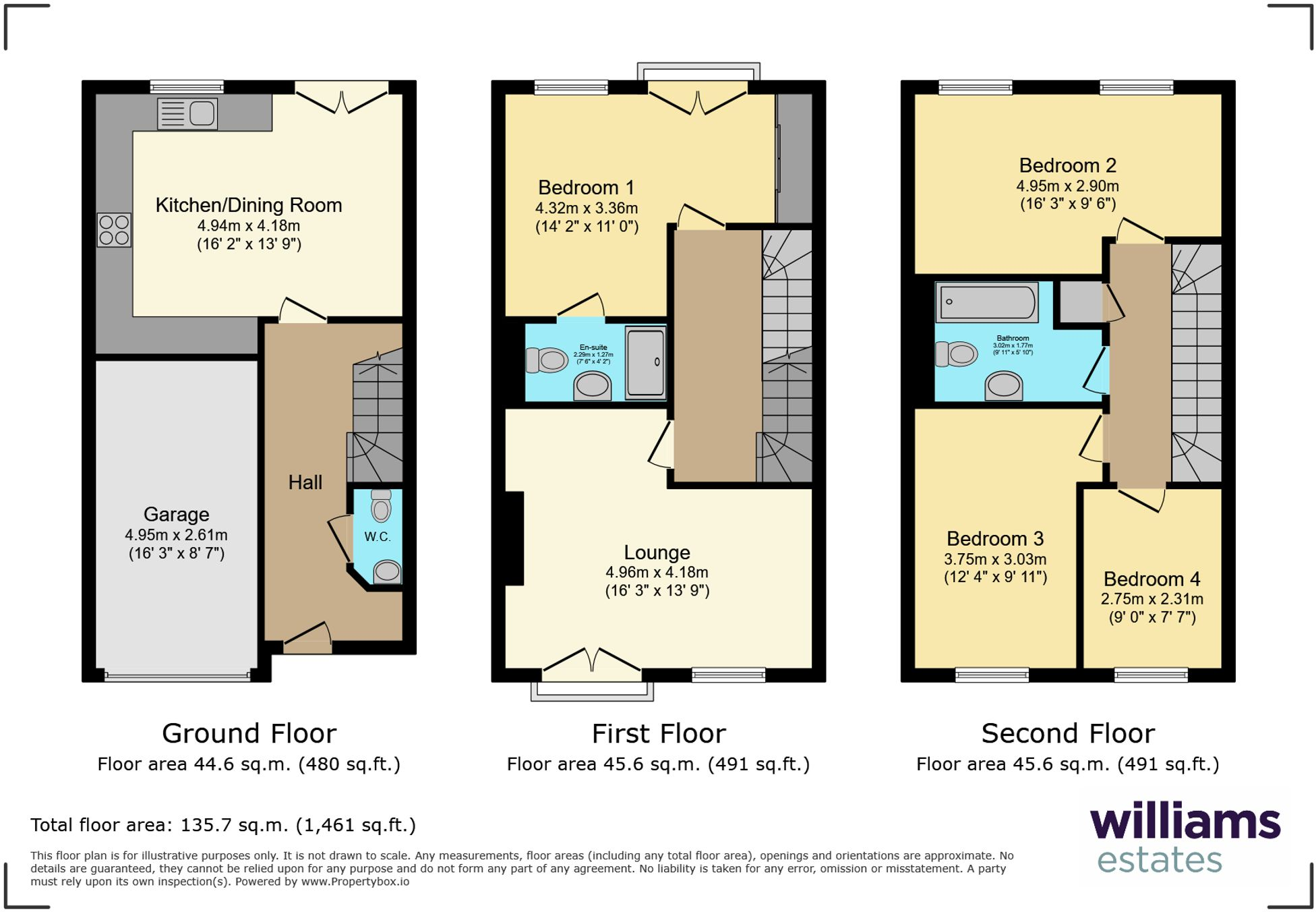 Ffordd Idwal, Prestatyn, LL19 floorplan