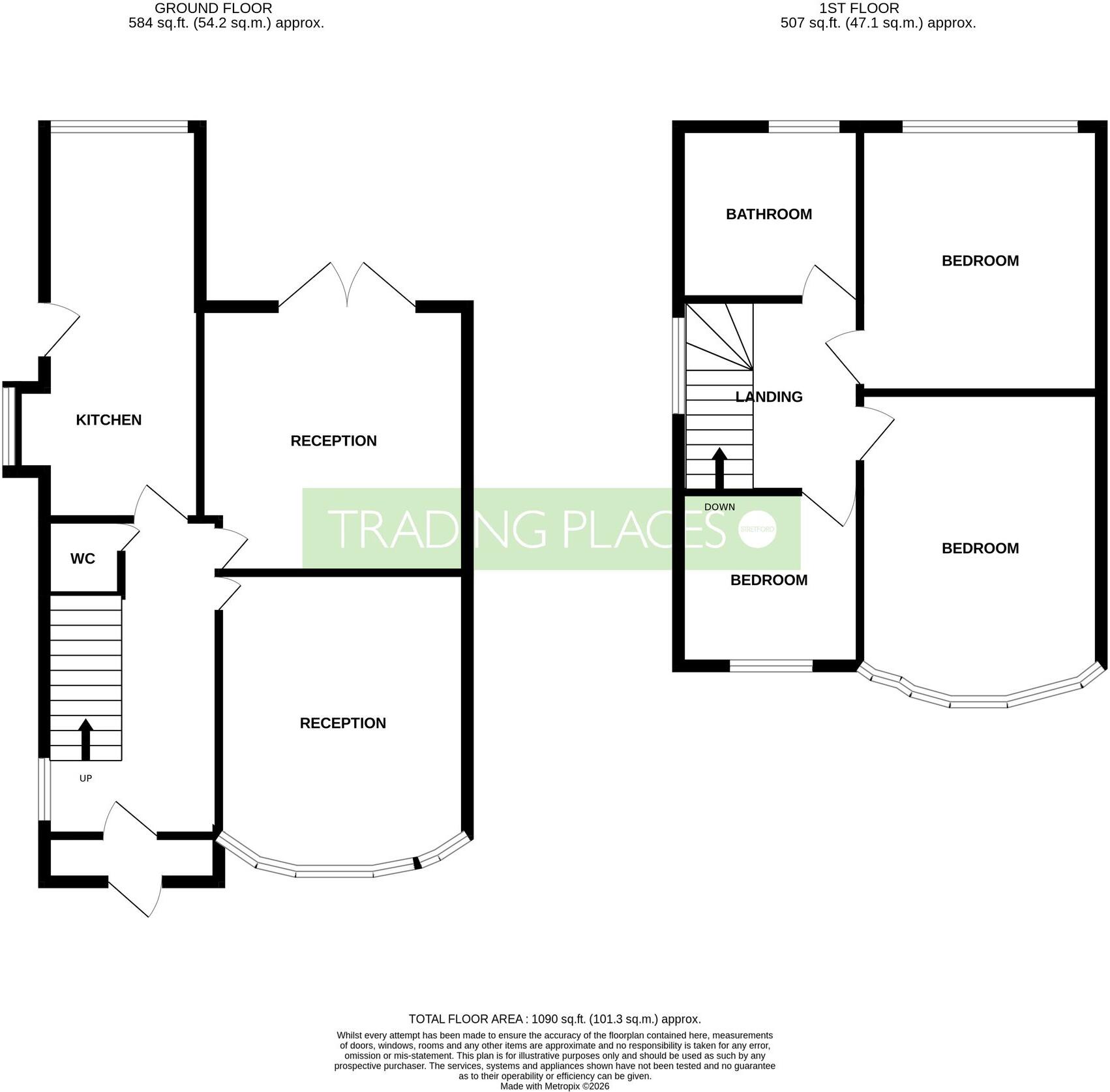 Green Walk, Stretford, M32 floorplan