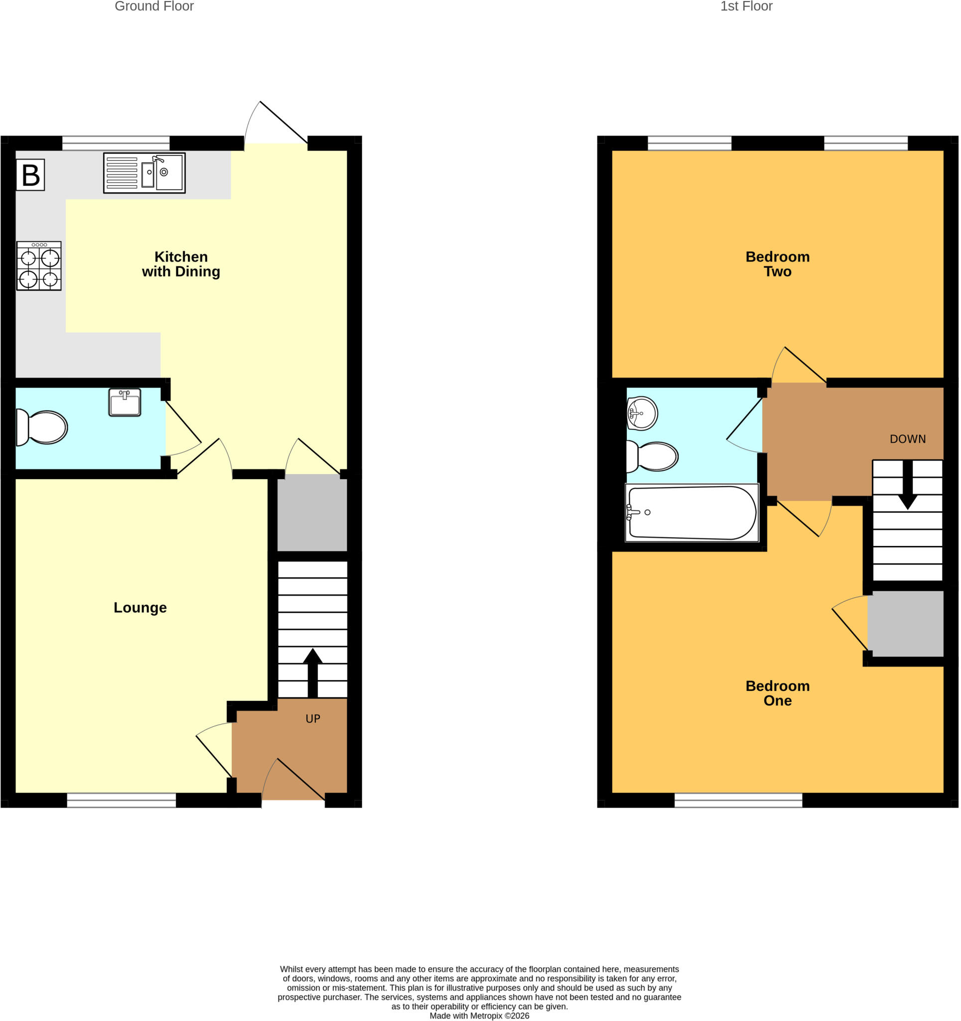Bytheway Walk, Lichfield, WS13 floorplan