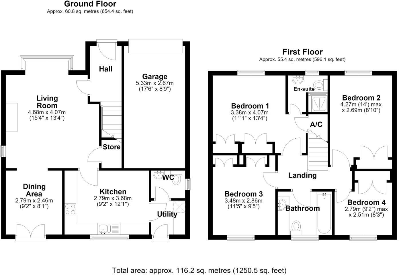 Tai Arfryn, Broadlands, Bridgend County Borough, CF31 5AN floorplan