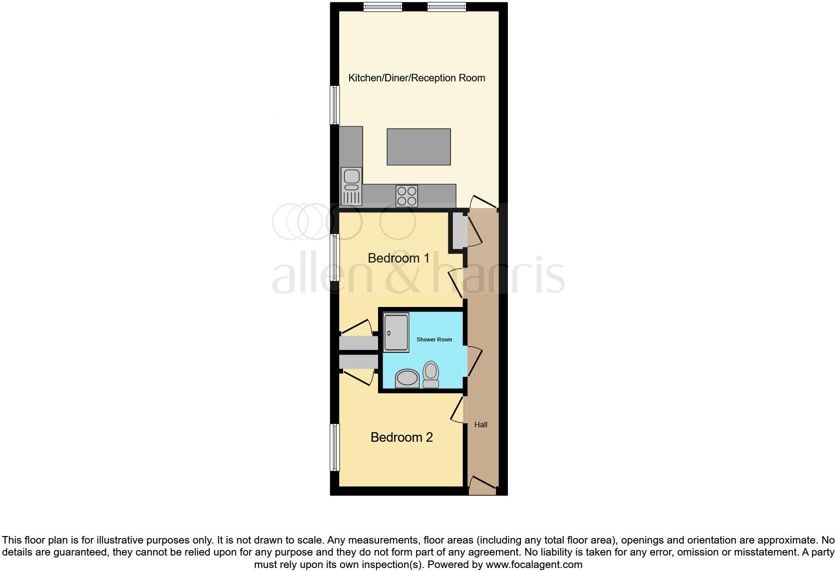 Cathedral Road, Cardiff floorplan