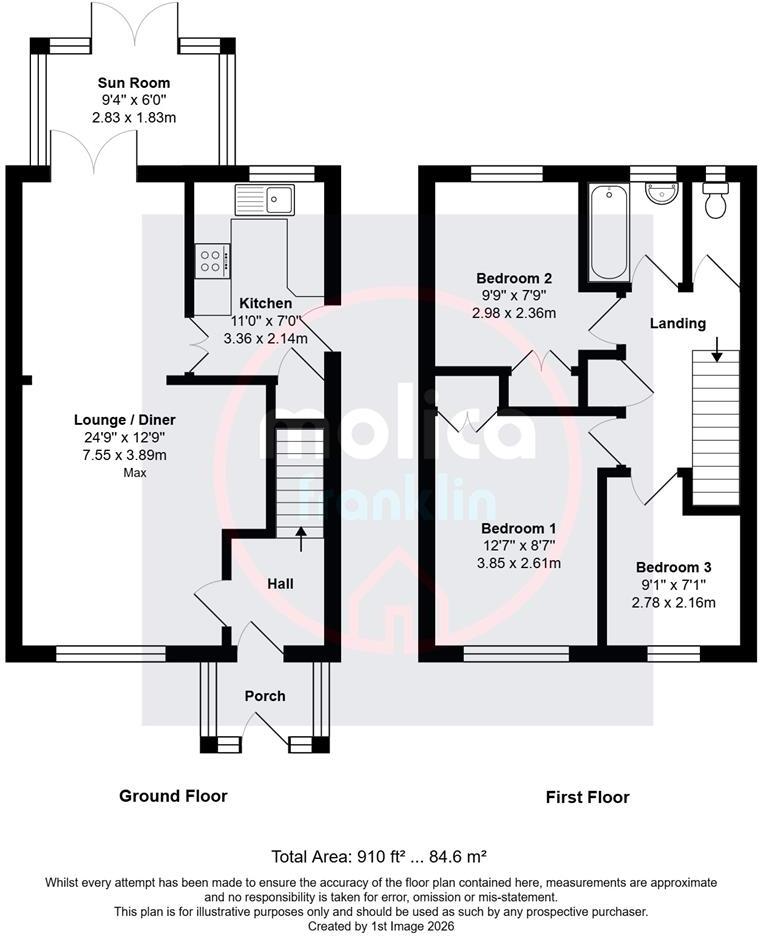 Downview Road, Yapton floorplan