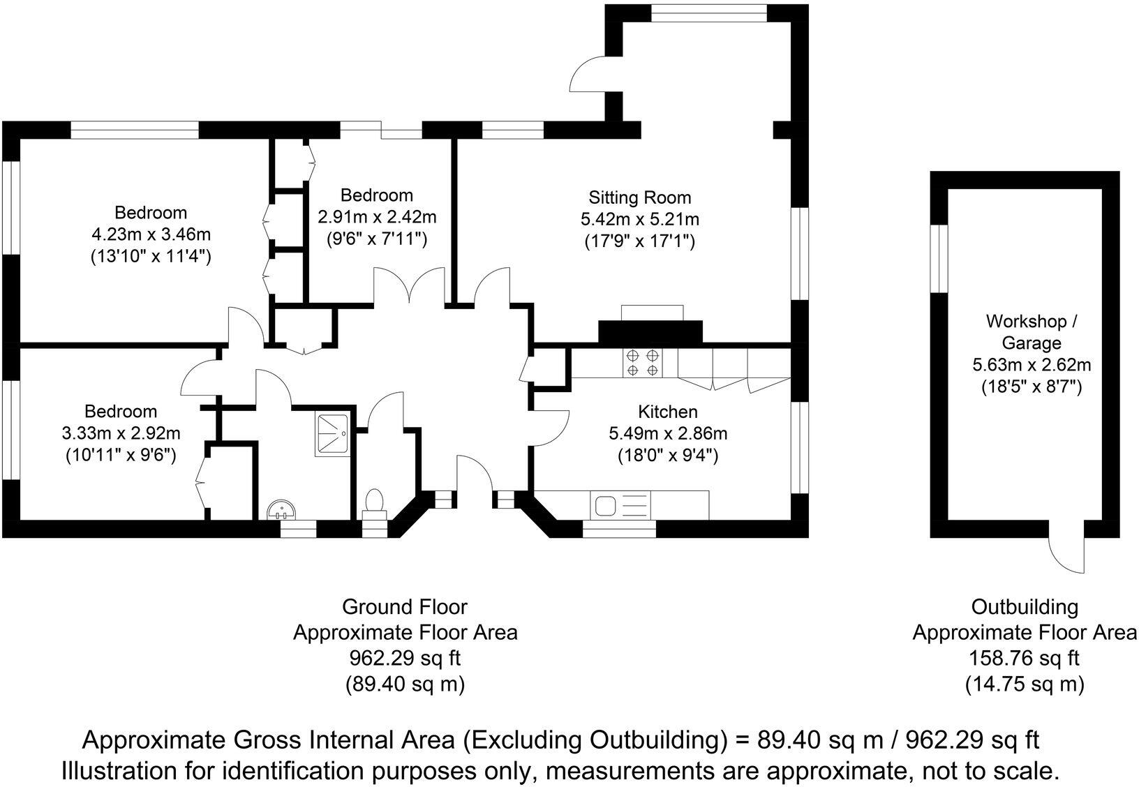 Fitzgerald Road, Lewes, BN7 floorplan