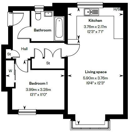 White Barrow Lane, Basingstoke, Hampshire floorplan