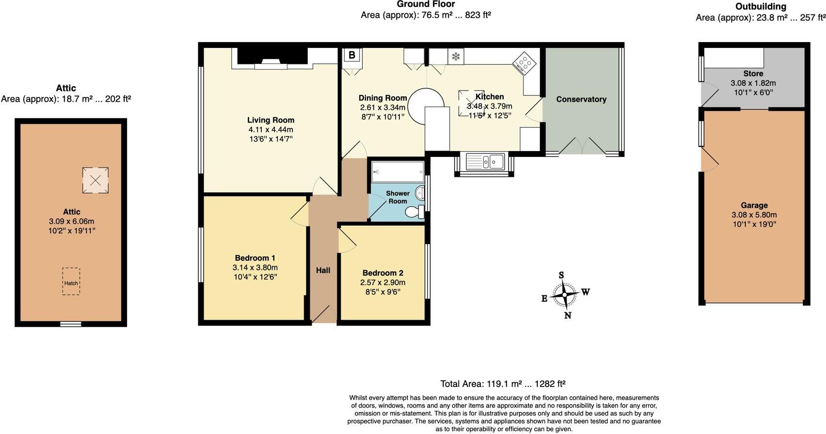 Kerley Grove, Truro floorplan