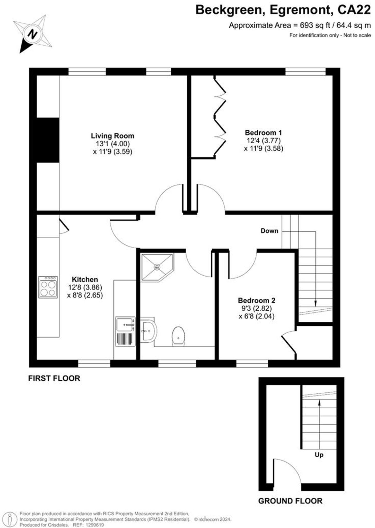 Beckgreen, Egremont, CA22 floorplan