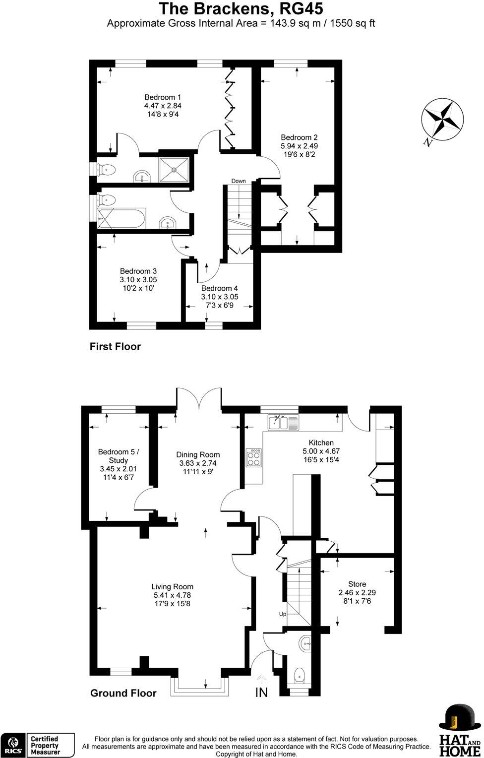 The Brackens, Crowthorne, Berkshire, RG45 floorplan