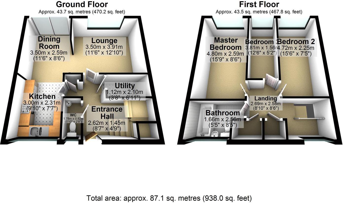 Bringhurst, Orton Goldhay, Peterborough floorplan