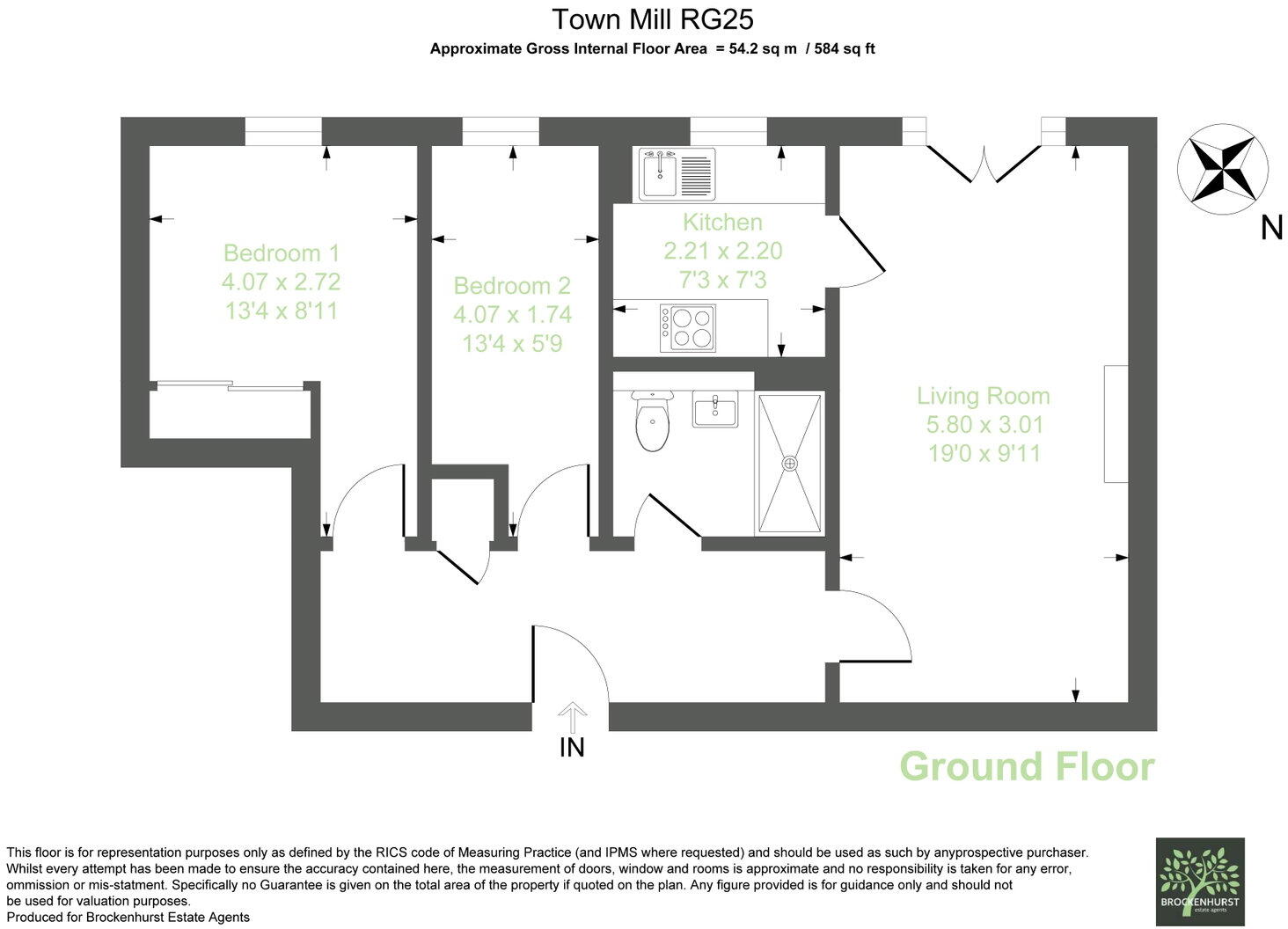 Overton, Basingstoke, RG25 3JE floorplan