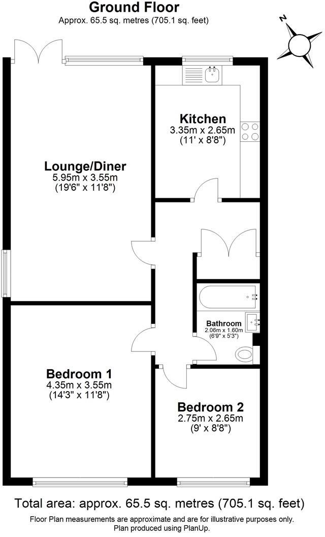 Staines Square, Dunstable floorplan