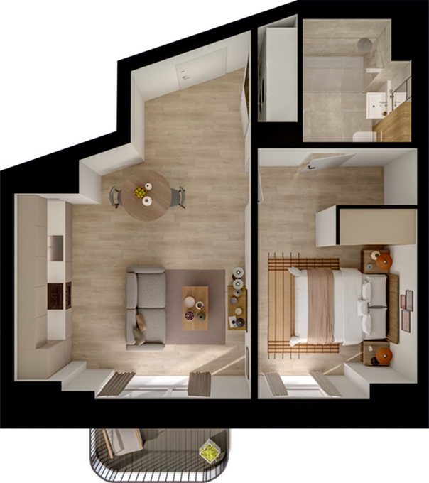 Oasis Court, Pearl Yard - Bermondsey floorplan