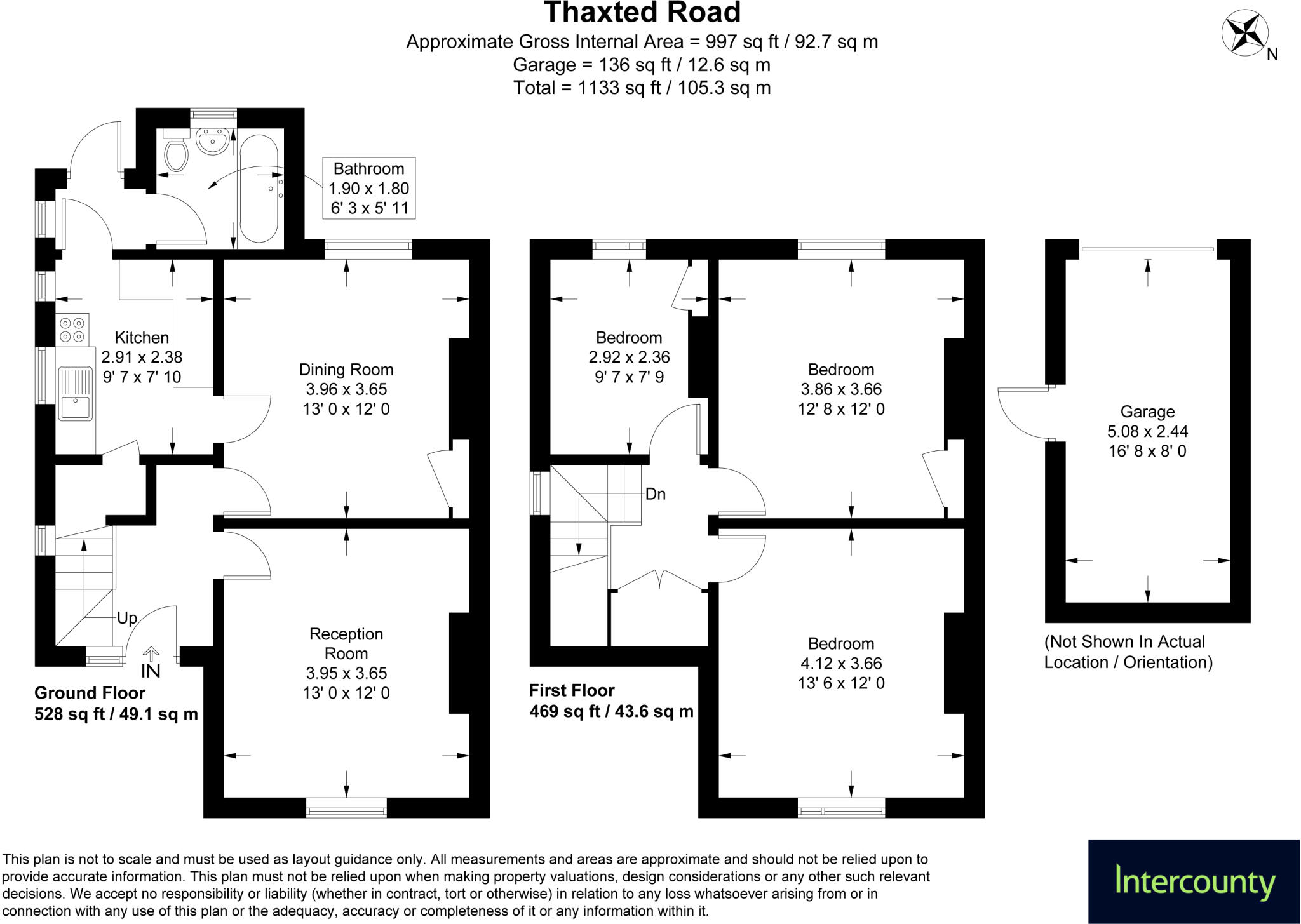 Thaxted Road, Saffron Walden, Essex, CB11 floorplan