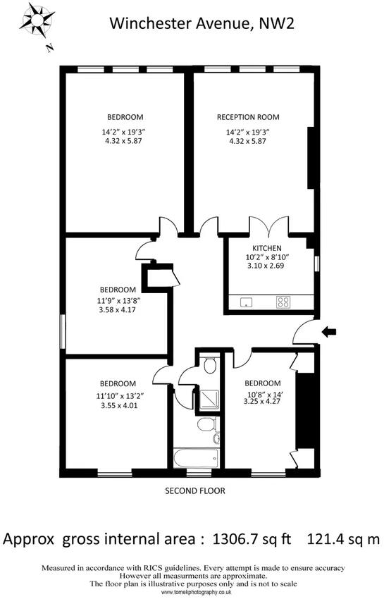 Winchester Avenue, Queens Park, London, NW6 floorplan