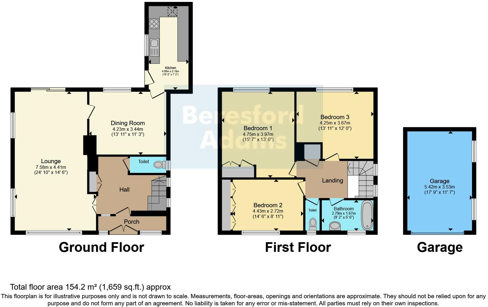 Hawarden Road, Caergwrle, Flintshire, LL12 floorplan