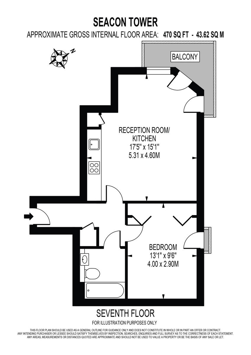 Seacon Wharf, Hutchings Street, London E14 floorplan