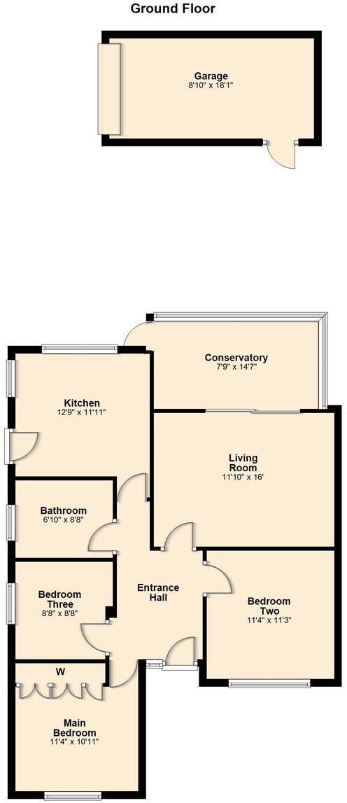 Fairway, Market Harborough, LE16 9QL floorplan