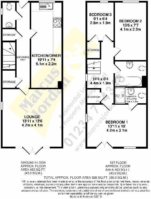 Waterside Road, Wellingborough, NN8 floorplan