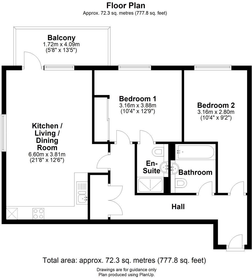 Clara Rackham Street, Cambridge floorplan