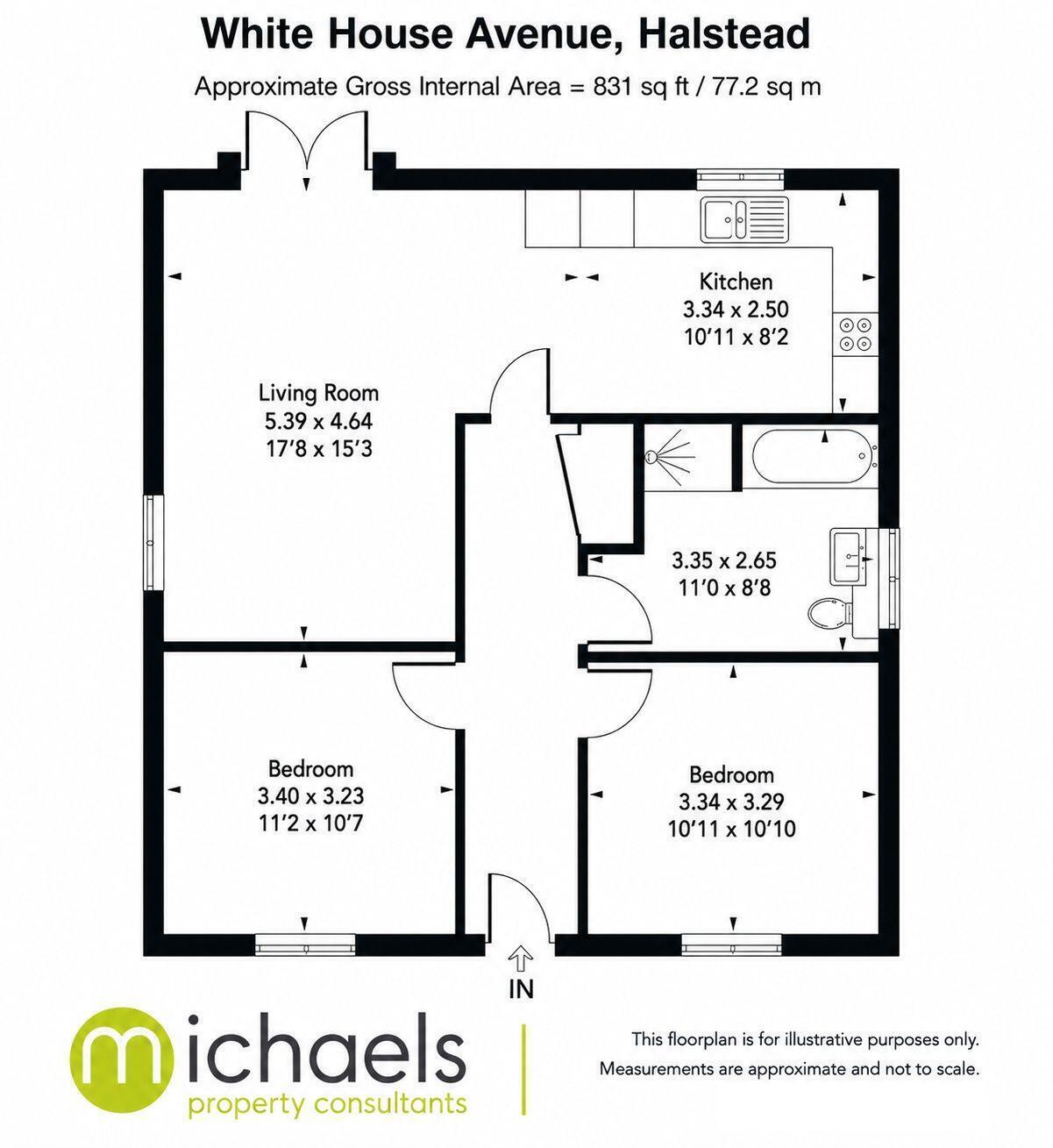 White Horse Avenue, Halstead, CO9 floorplan