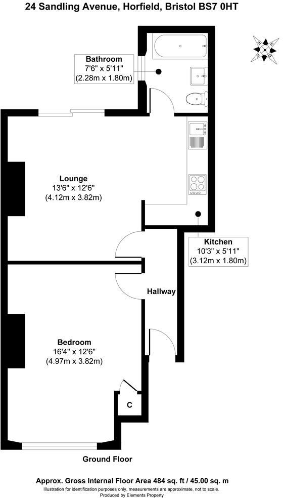 Sandling Avenue, Bristol floorplan