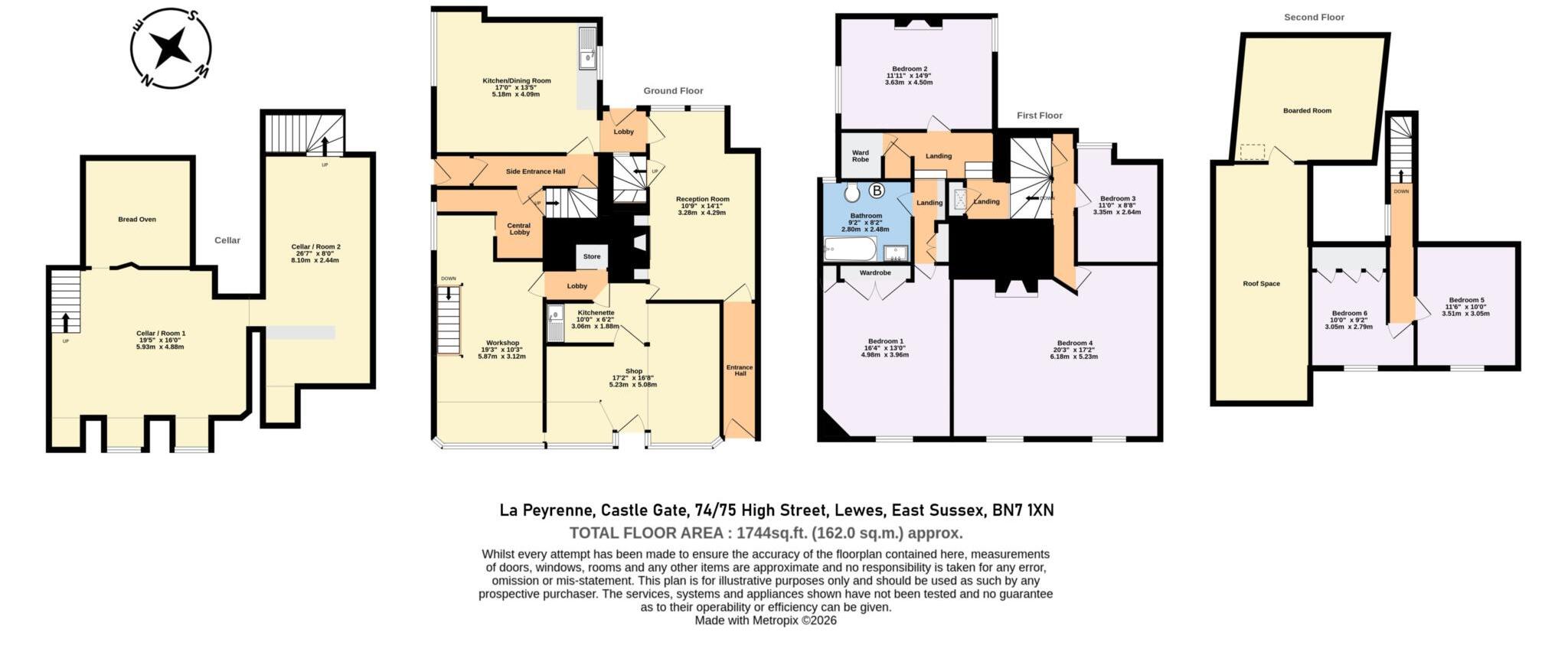 High Street, Lewes floorplan