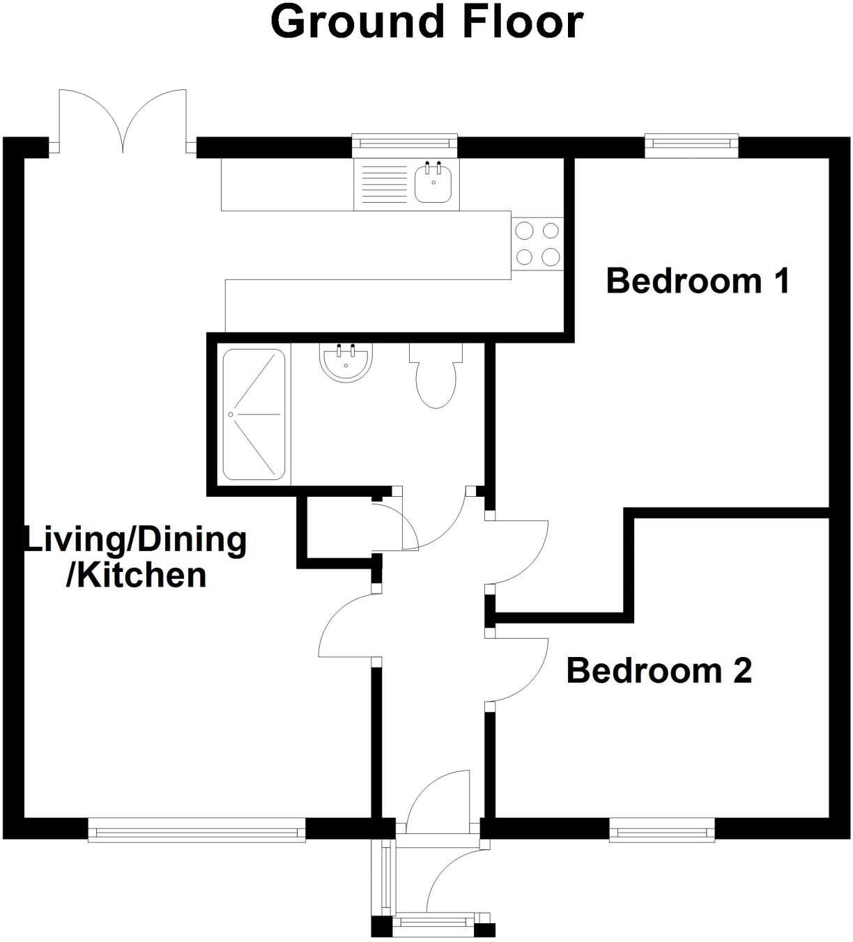 Chalet No 4, Borve, Portree, Isle of Skye, IV51 9PE floorplan